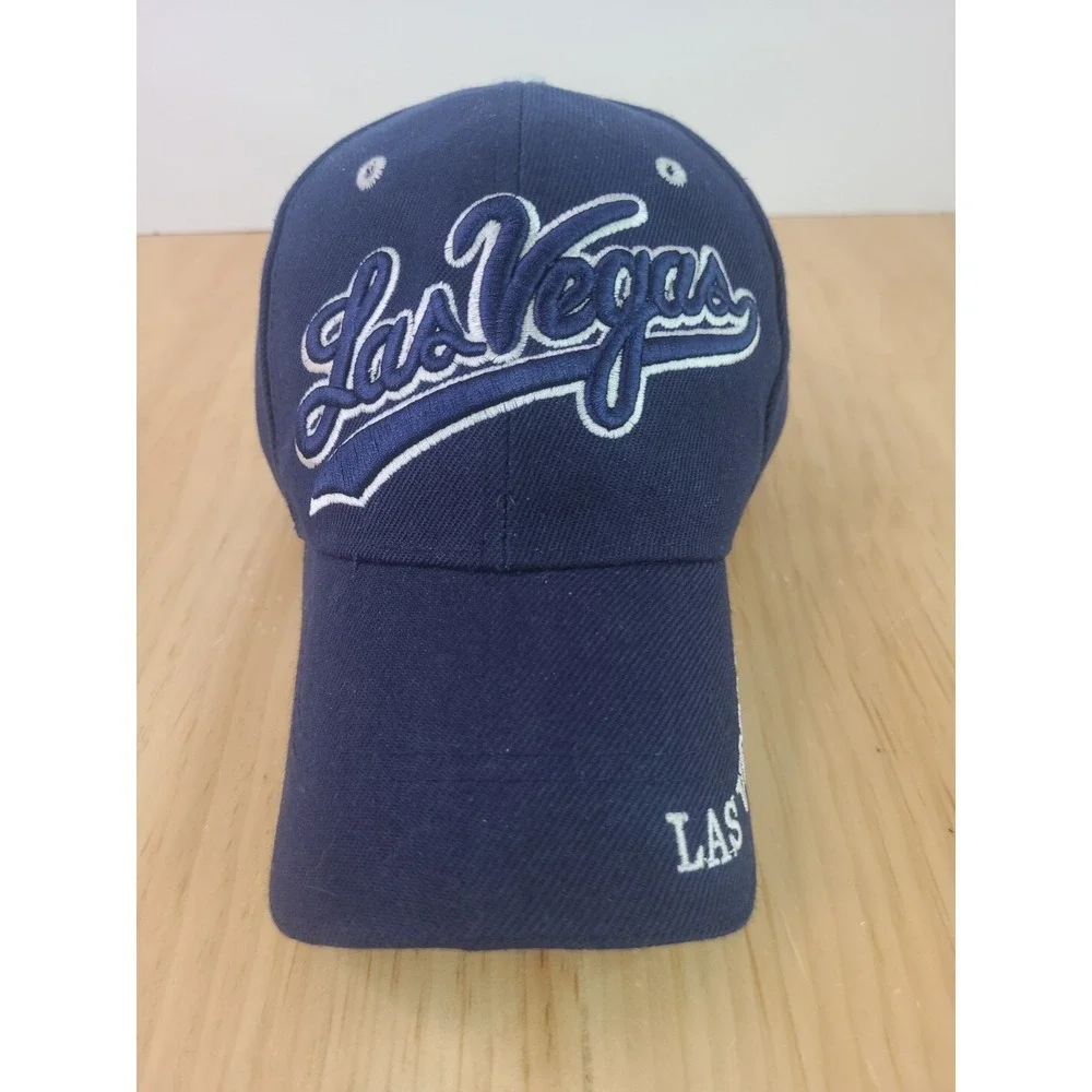 Golden Lion Baseball Cap Las Vegas Logo‎ Style Embroidered Dark Blue Strap Back